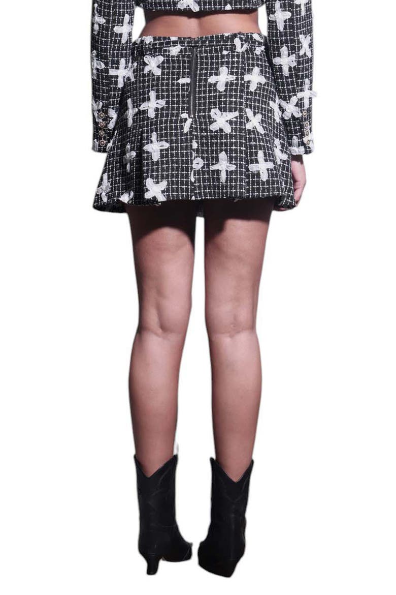 Daniella Tweed Miniskirt, Alternate, color, FLEUR TWEED