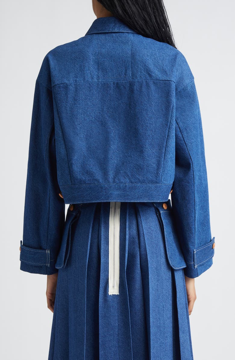 KURO Utility Pocket Denim Jacket, Alternate, color, Indigo