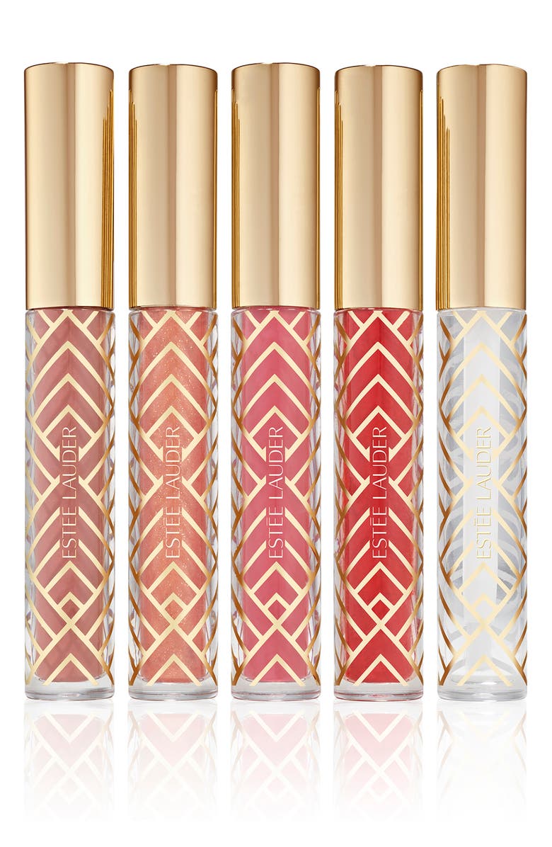 Estée Lauder Magic Whispers 5-Piece Holiday Lip Gloss Gift Set $110 Value, Alternate, color, 