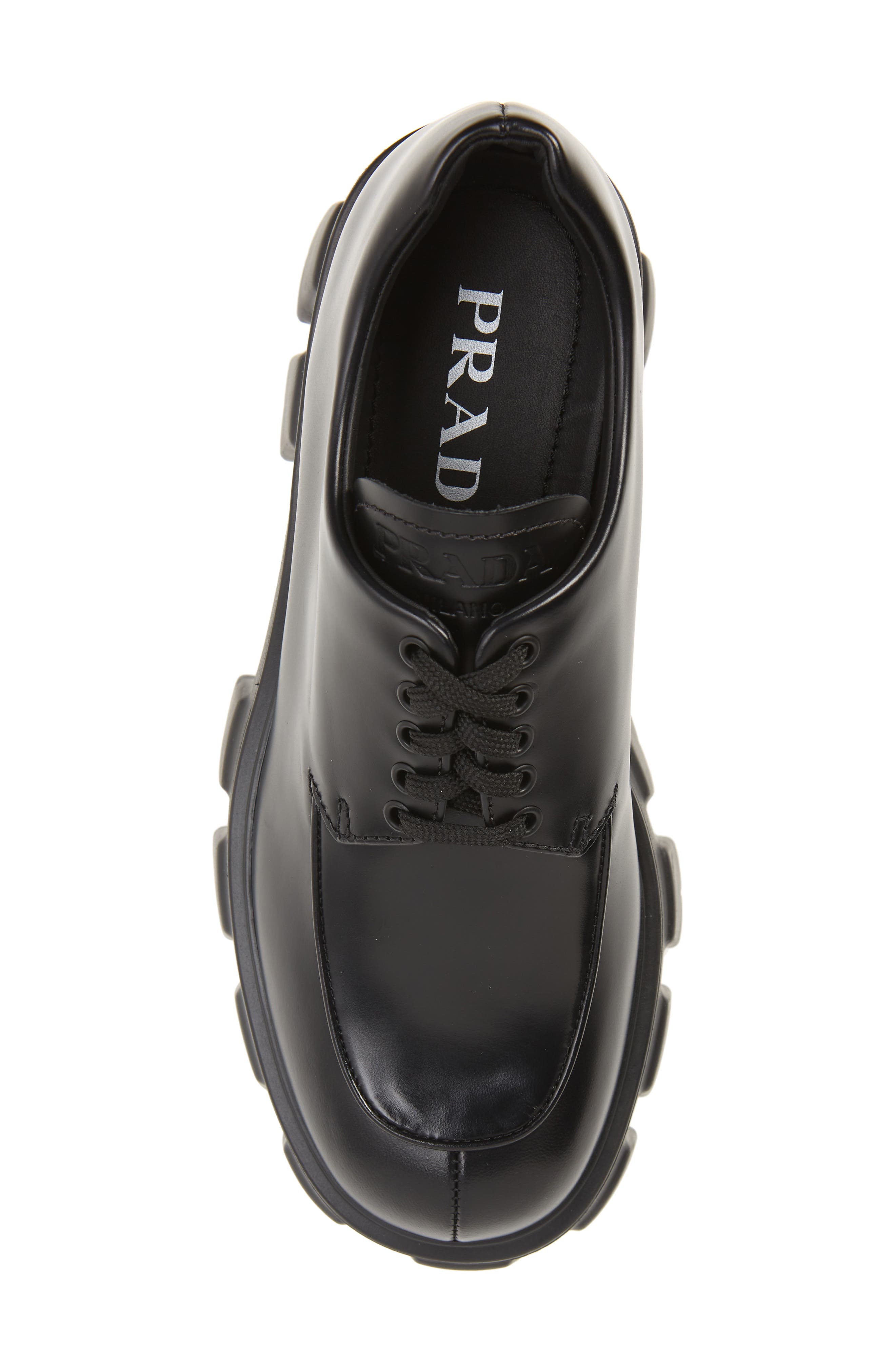 Prada Lug Sole Oxford, Alternate, color, 