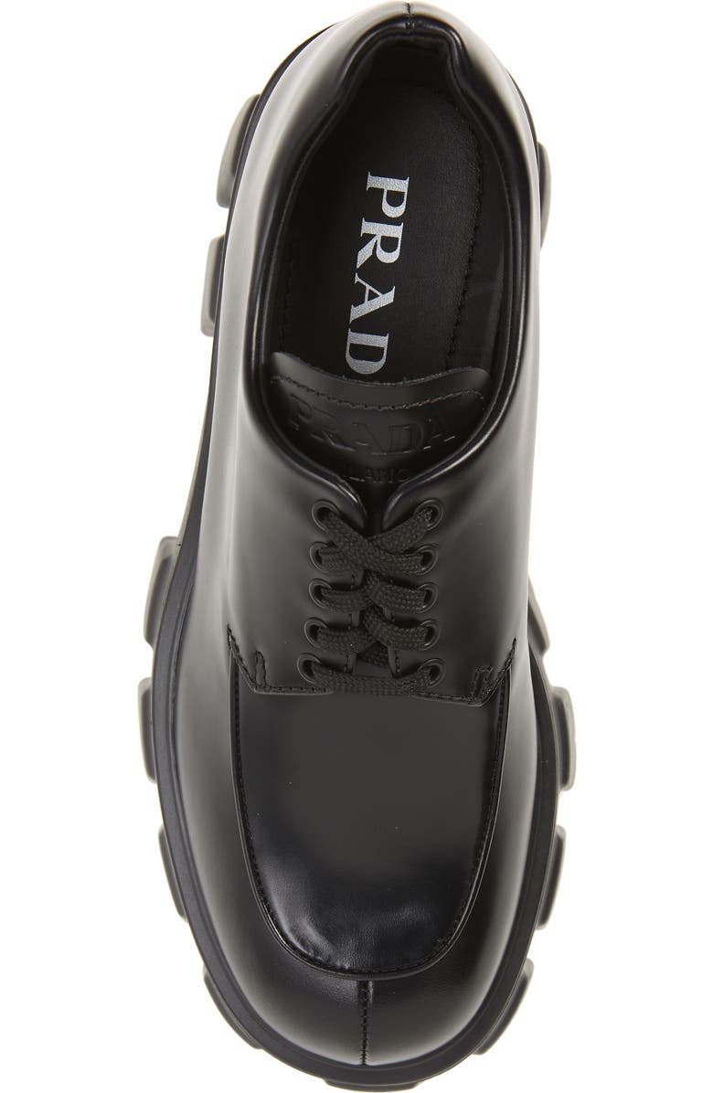 Prada Lug Sole Oxford, Alternate, color,