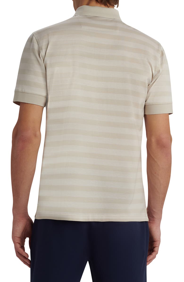 Bugatchi Stripe Mercerized Cotton Polo, Alternate, color, 