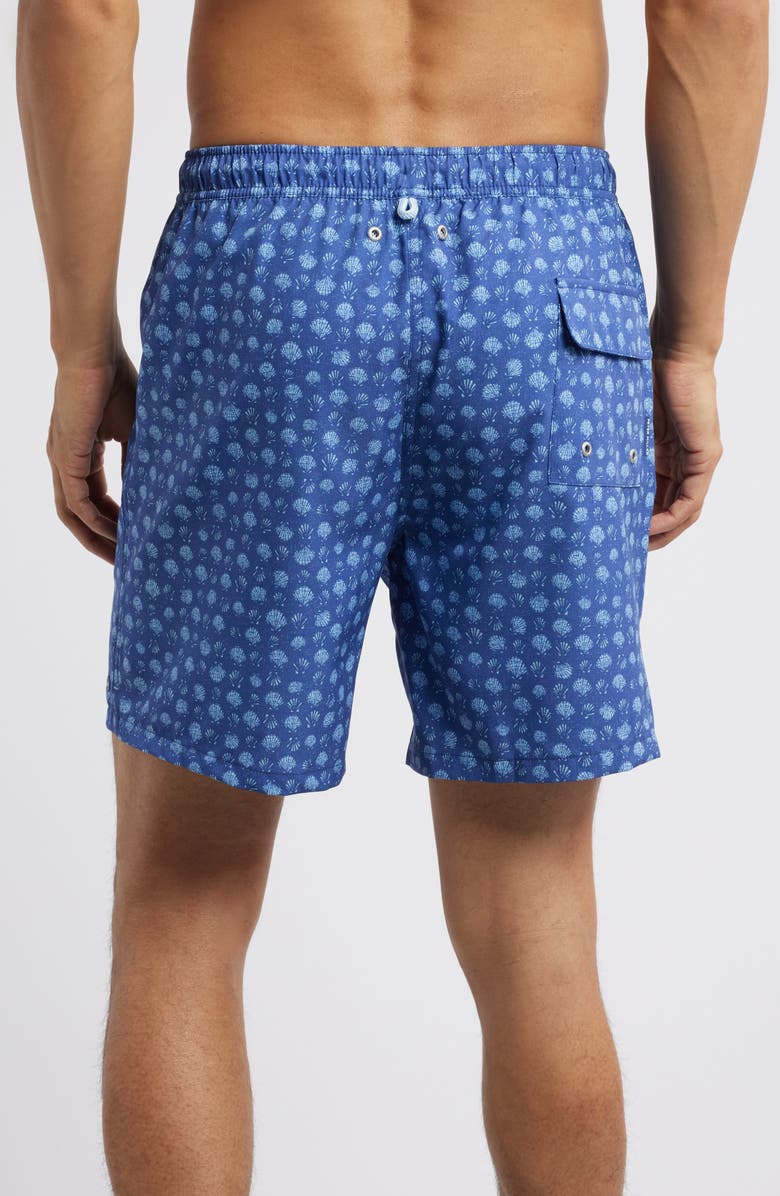 Peter Millar Hatteras Harvest Swim Trunks, Alternate, color, Ocean Blue