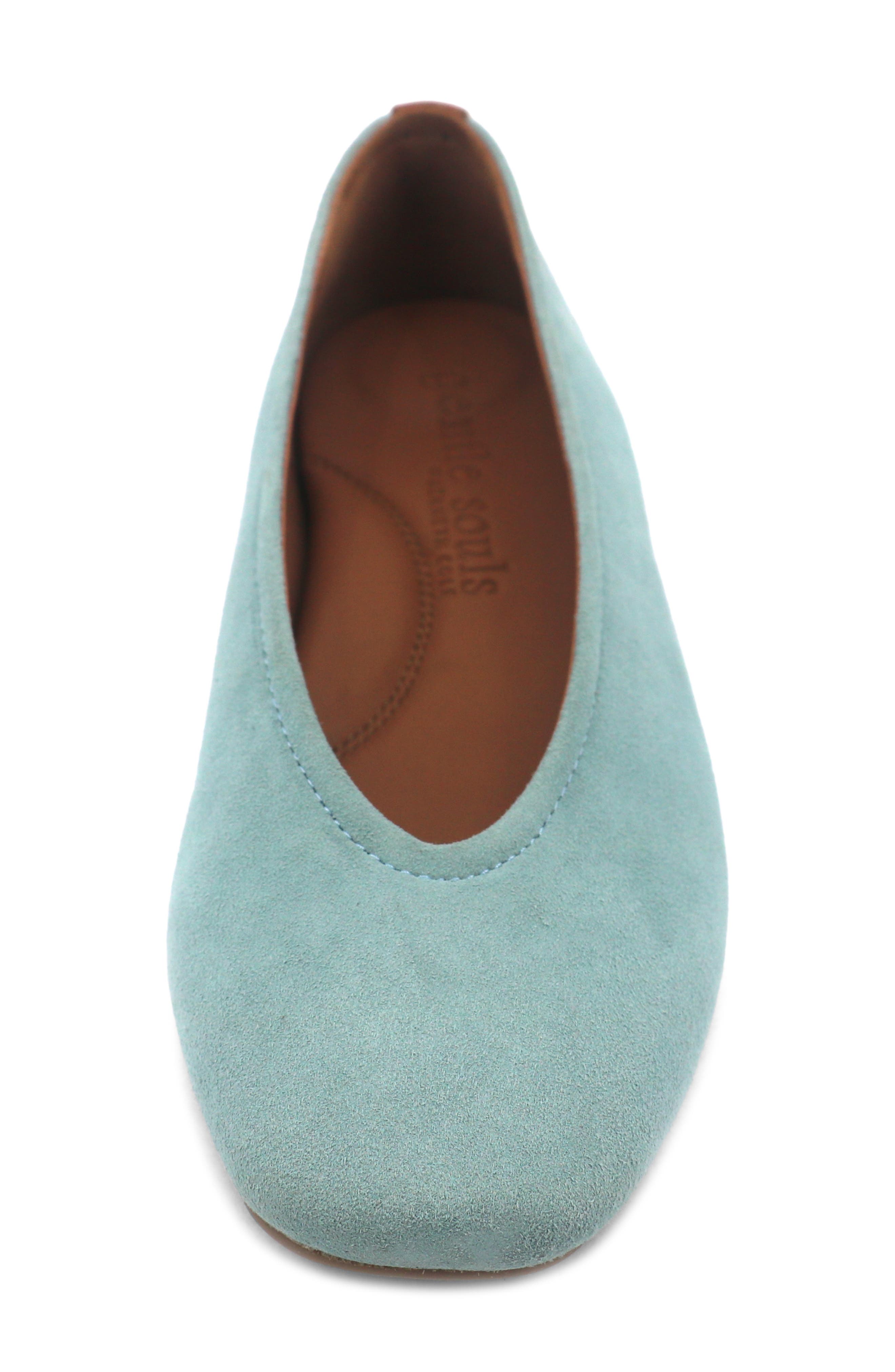 Willow Woven Flat, Alternate, color, BLUE SUEDE