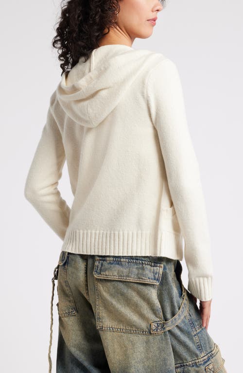 Bp. Cotton Blend Hooded Cardigan In Ivory Dove