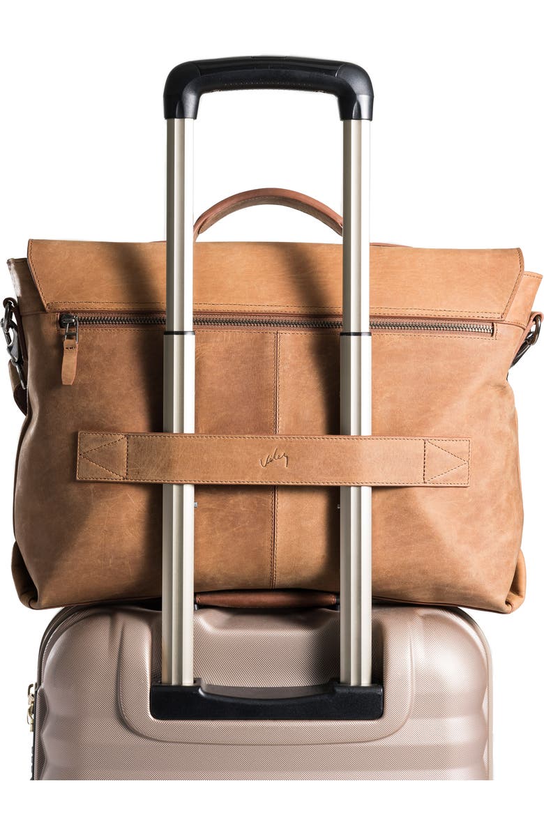 Velez Top Grain Leather Messenger Bag for Men and Women Briefcase Laptop Bag, Alternate, color, Brown