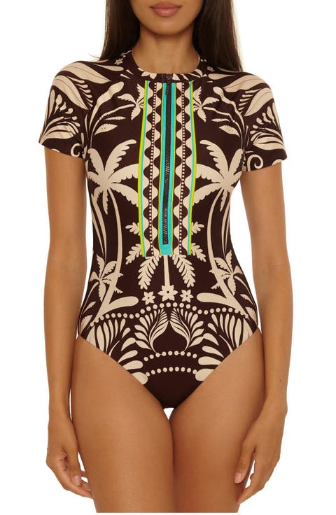 Syros Front Zip One-Piece Swimsuit