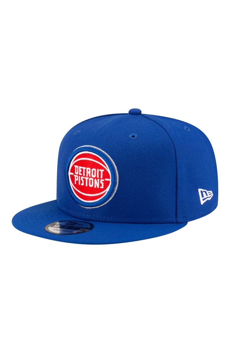 New Era Men's New Era Blue Detroit Pistons One Tone Team 9FIFTY Adjustable Hat, Main, color, Blue