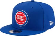 New Era Men's New Era Blue Detroit Pistons One Tone Team 9FIFTY Adjustable Hat