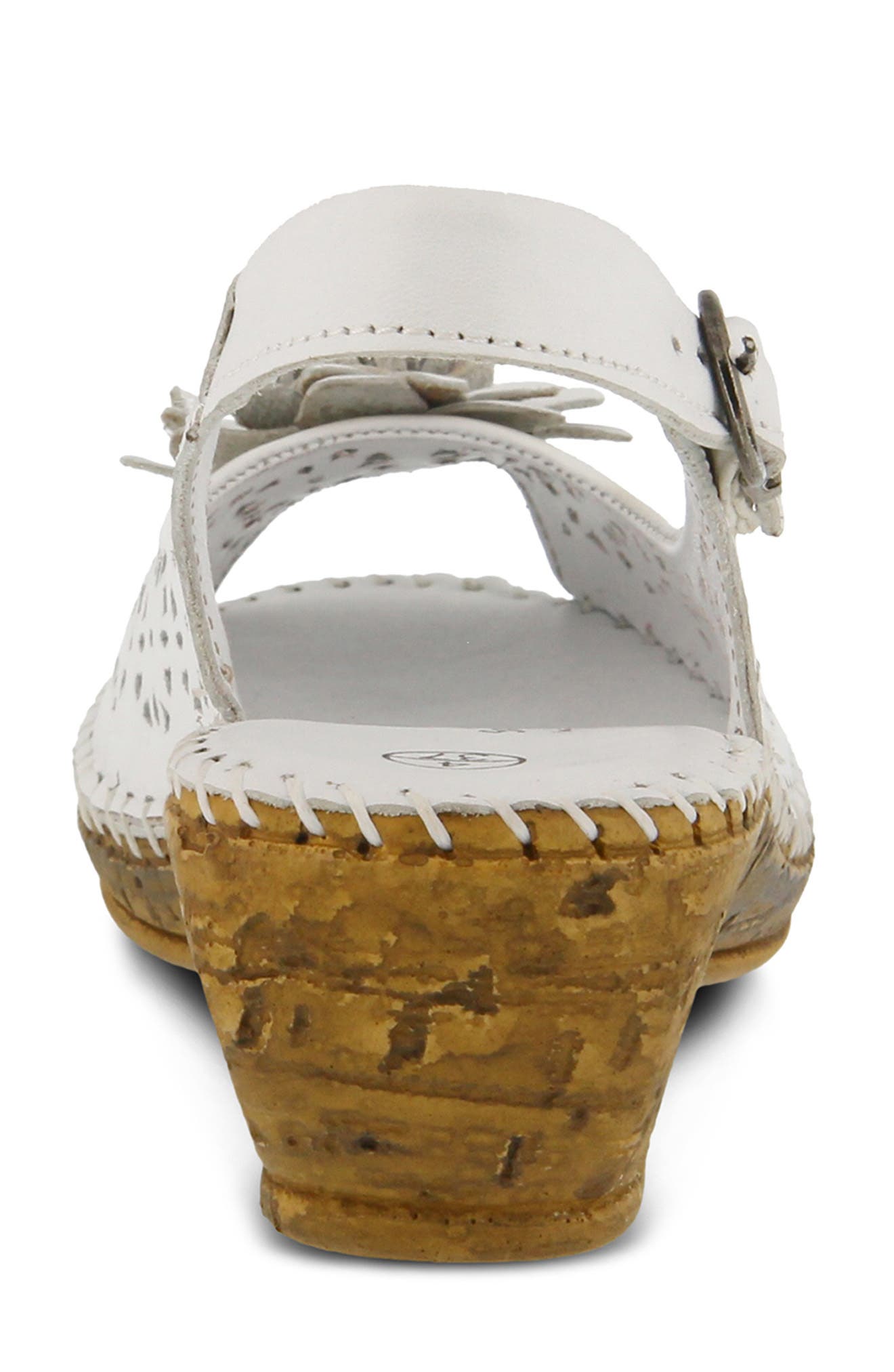 Belford Slingback Sandal, Alternate, color, WHITE LEATHER