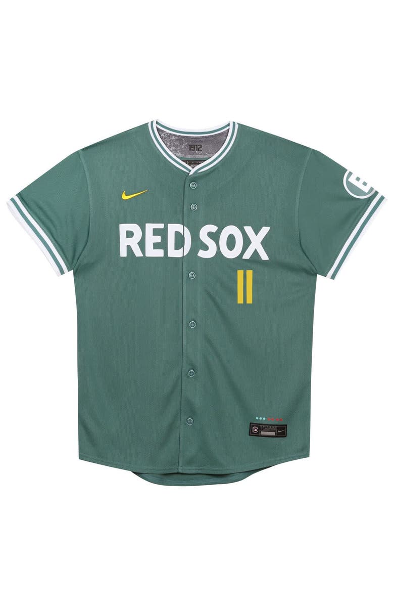 Nike Preschool Nike Rafael Devers Green Boston Red Sox 2025 City Connect Limited Player Jersey, Alternate, color, 