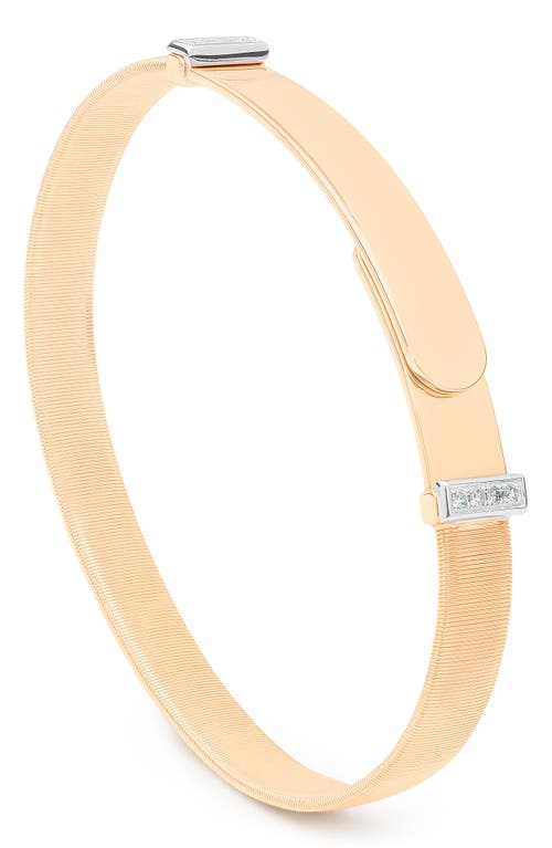 Marco Bicego Masai Large 18K Gold Coil & Diamond Bangle in 18K Yellow Gold 