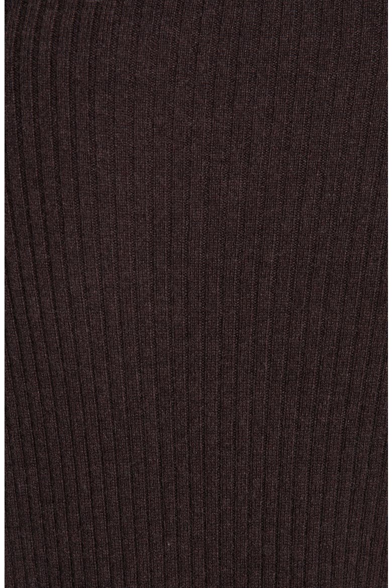 Boxy Ribbed Cashmere Sweater, Alternate, color, CLOVE