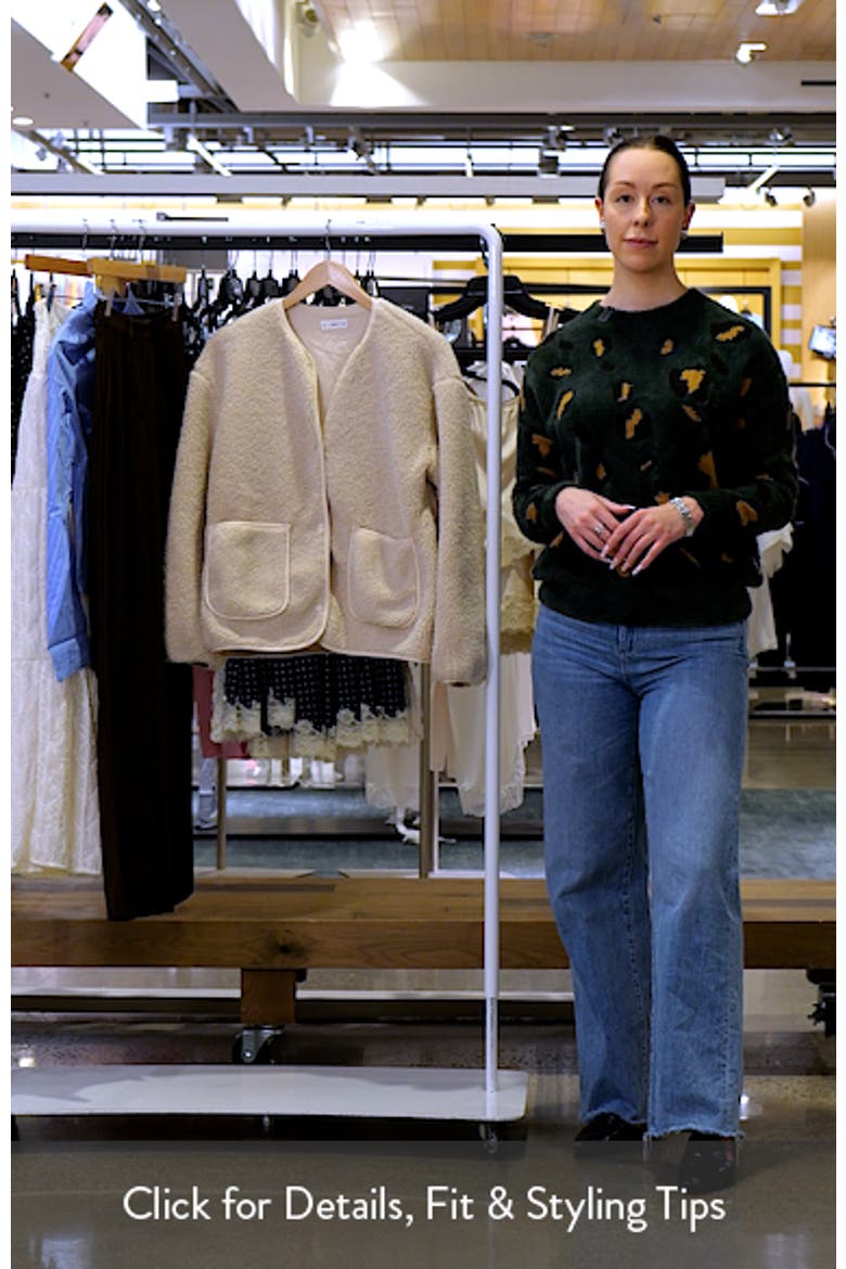Textured Fleece Snap-Up Jacket video