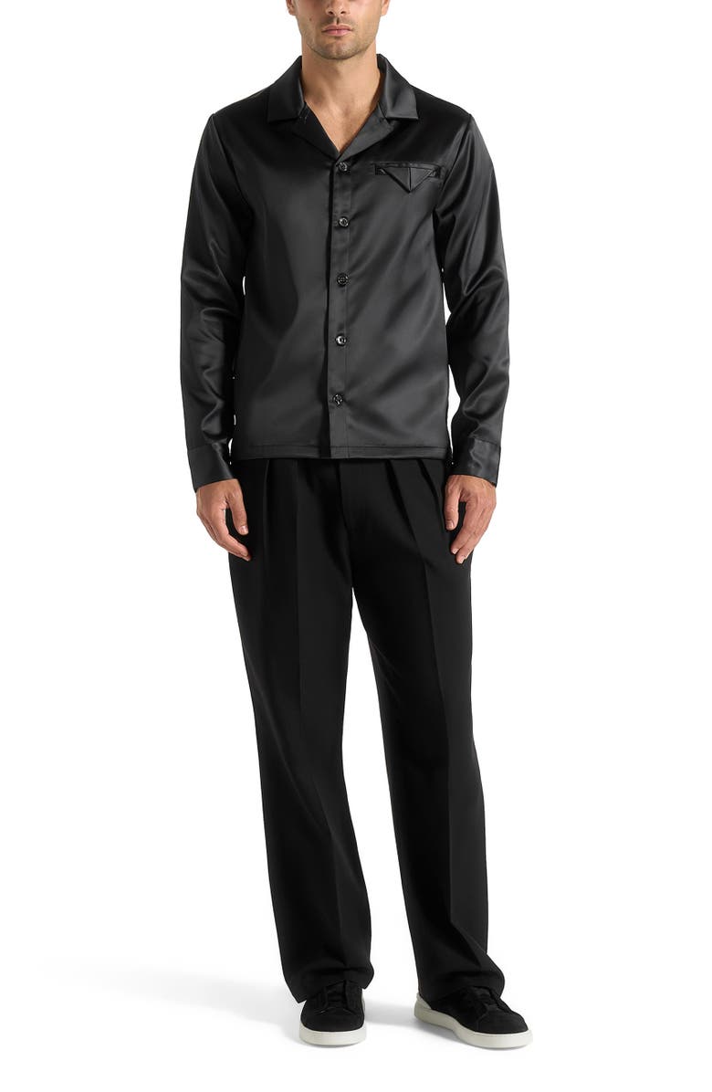 Manière De Voir Constant Satin Shirt, Main, color,