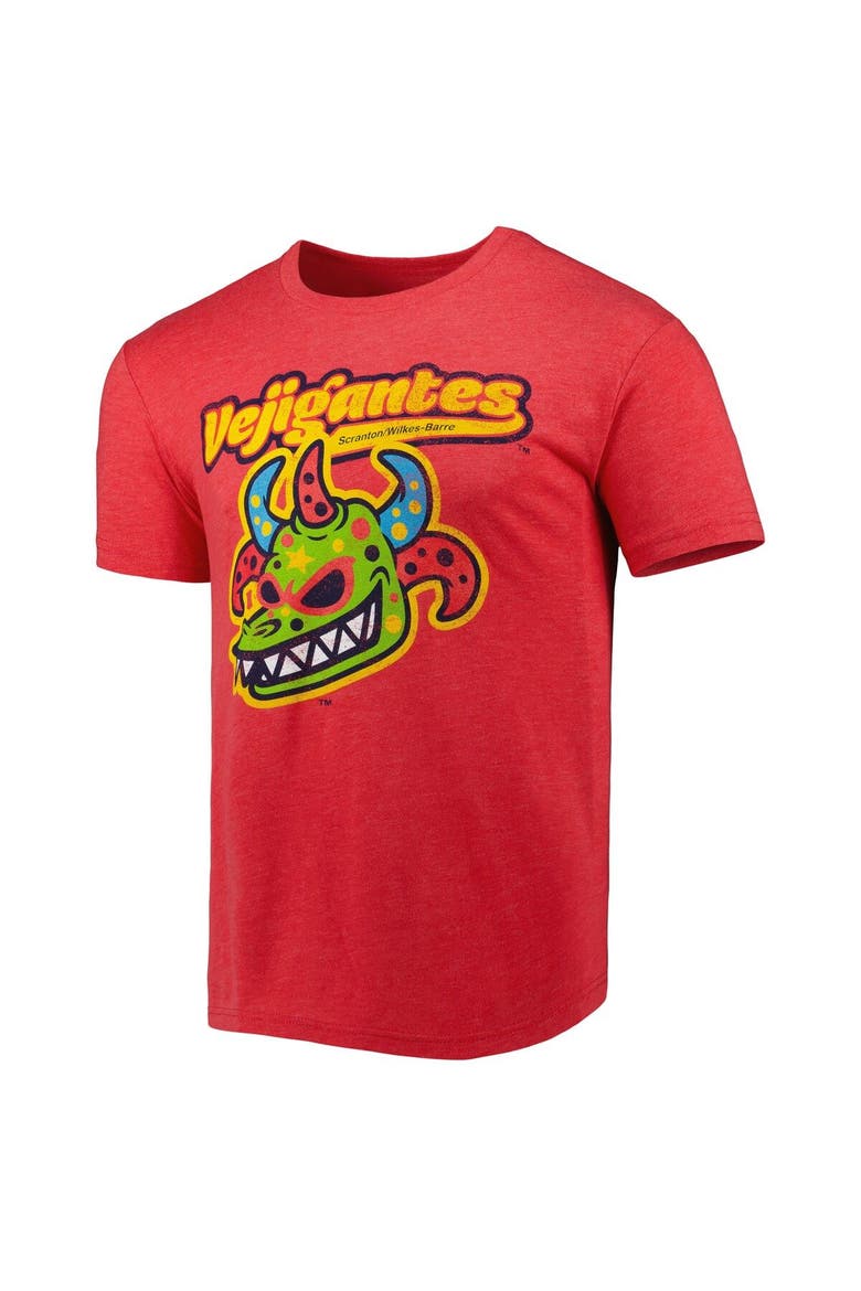 Men's Red Vejigantes de Scranton/Wilkes-Barre Copa de la Diversion Home Tri-Blend T-Shirt, Alternate, color, Red