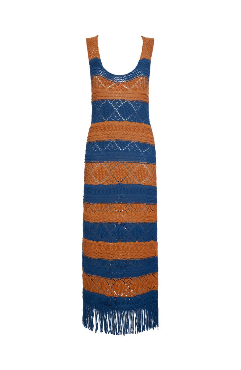 La DoubleJ The Yarn Dress, Alternate, color, Solid Blue Petrol
