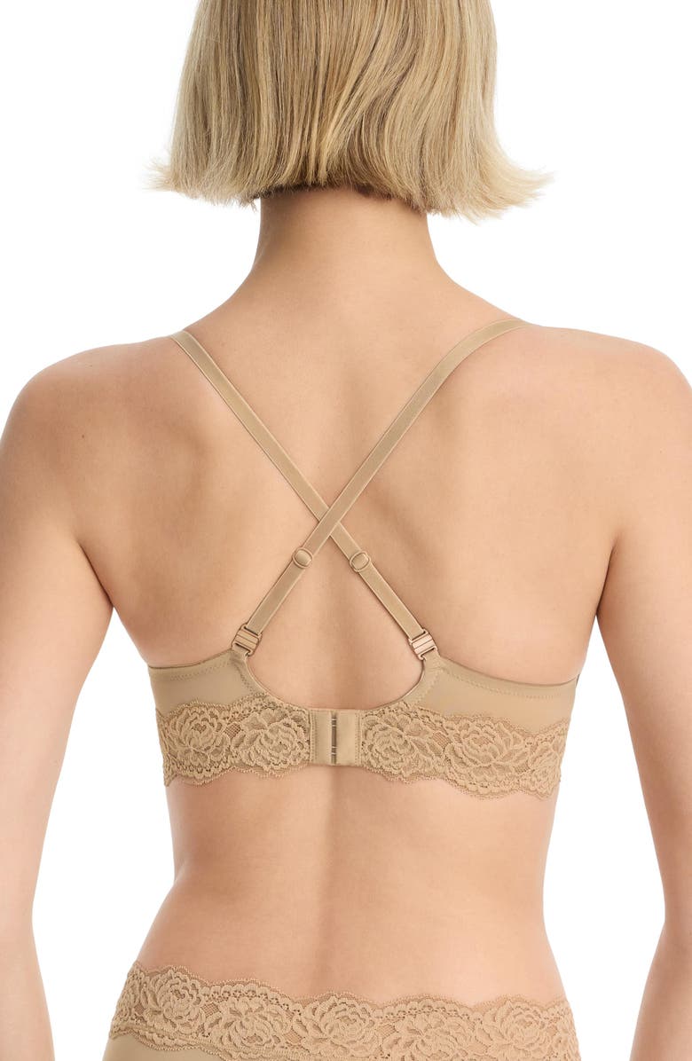 Skarlett Blue Divine Multi-way Plunge Push-up Bra, Alternate, color, Black