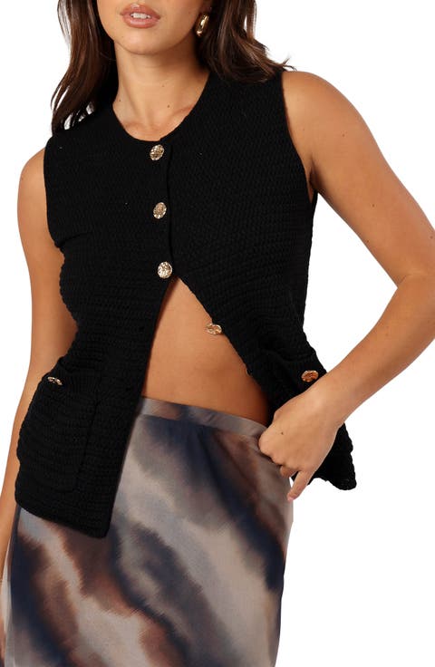 Blair Button-Up Sweater Vest