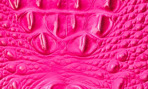 Brahmin Kyrie Croc Embossed Leather Shoulder Bag In Affection