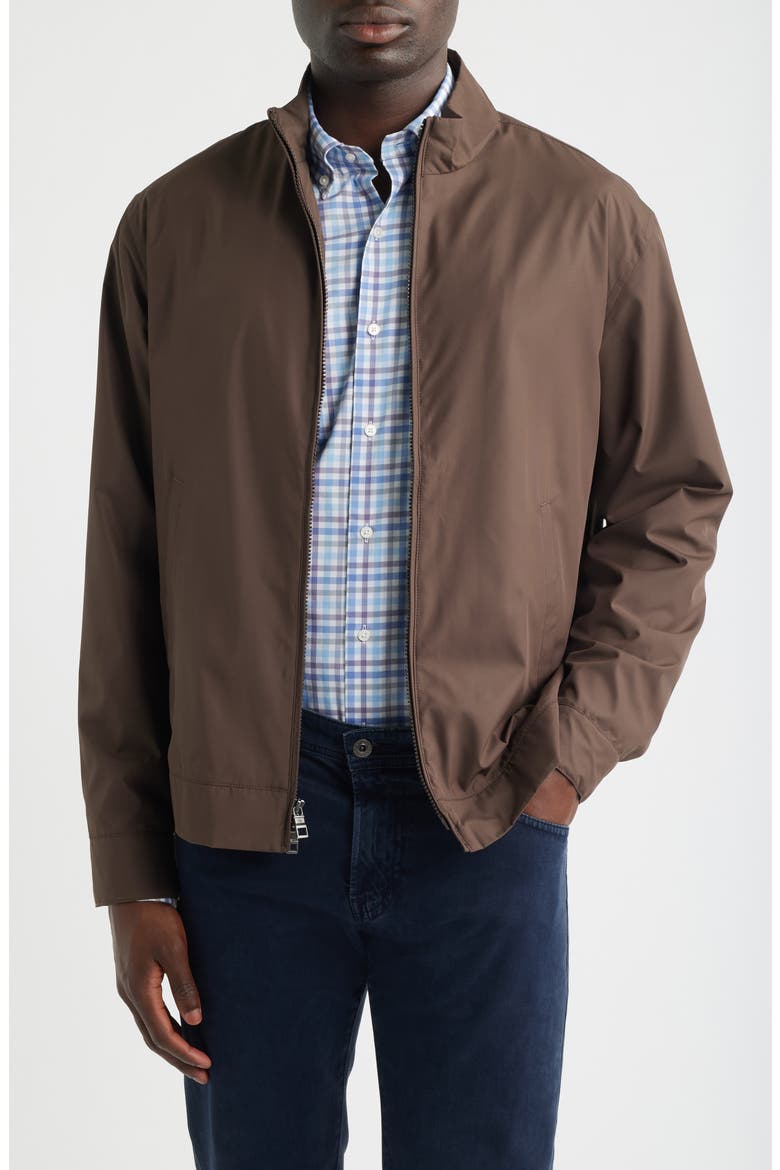 Hartford Recycled Polyester Bomber Jacket, Main, color, FRENCH PRESS