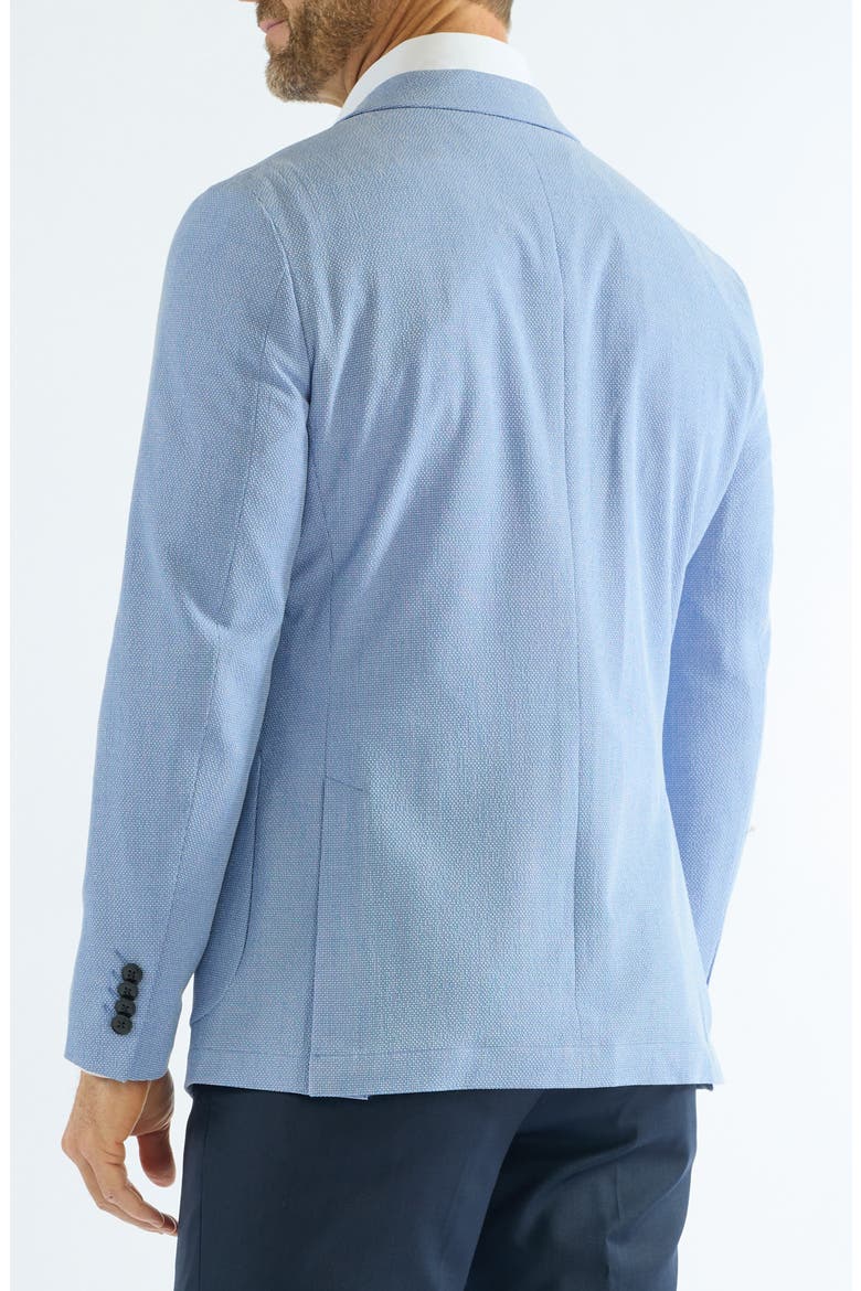 Check Seersucker Sport Coat, Alternate, color, BLUE