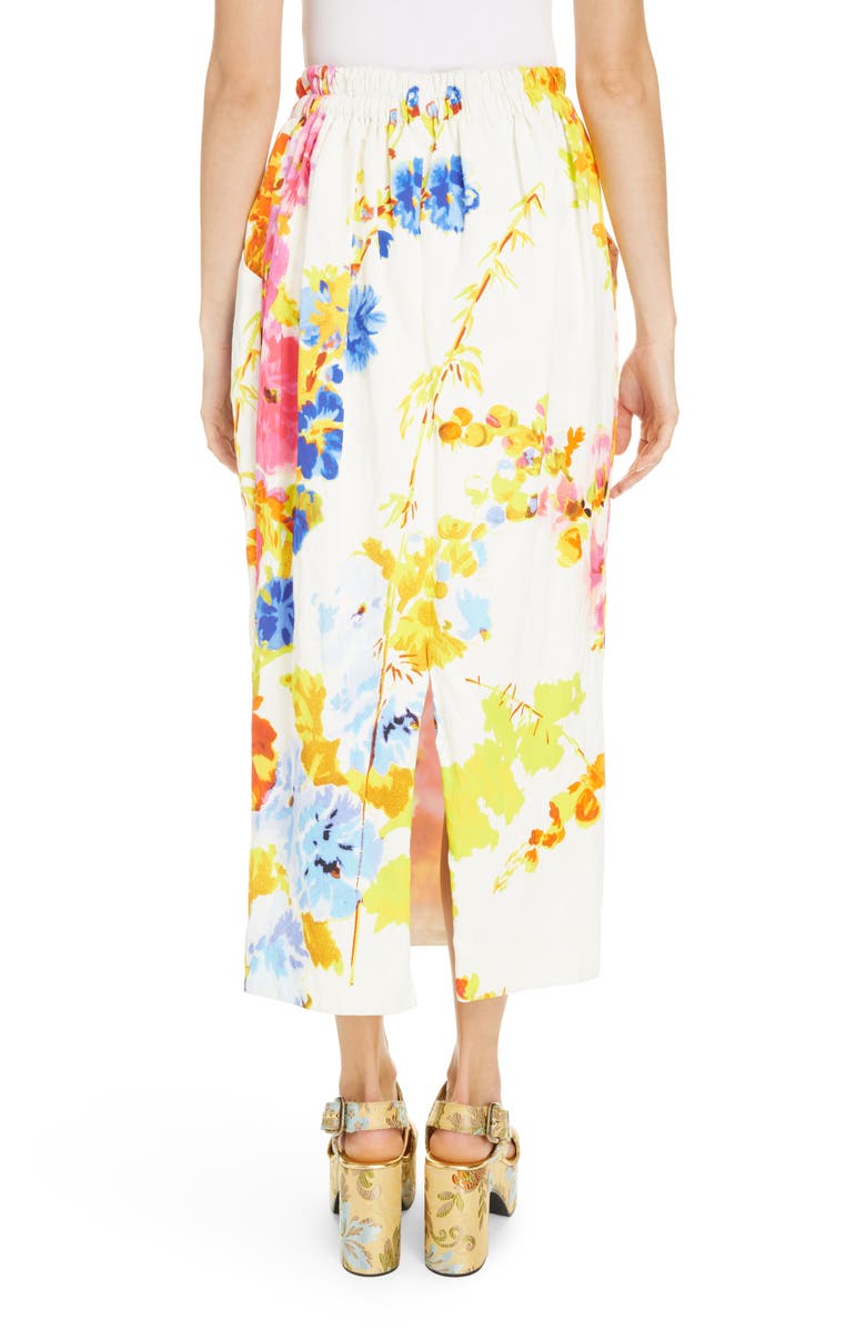 Dries Van Noten Sofya Floral Skirt, Alternate, color, 