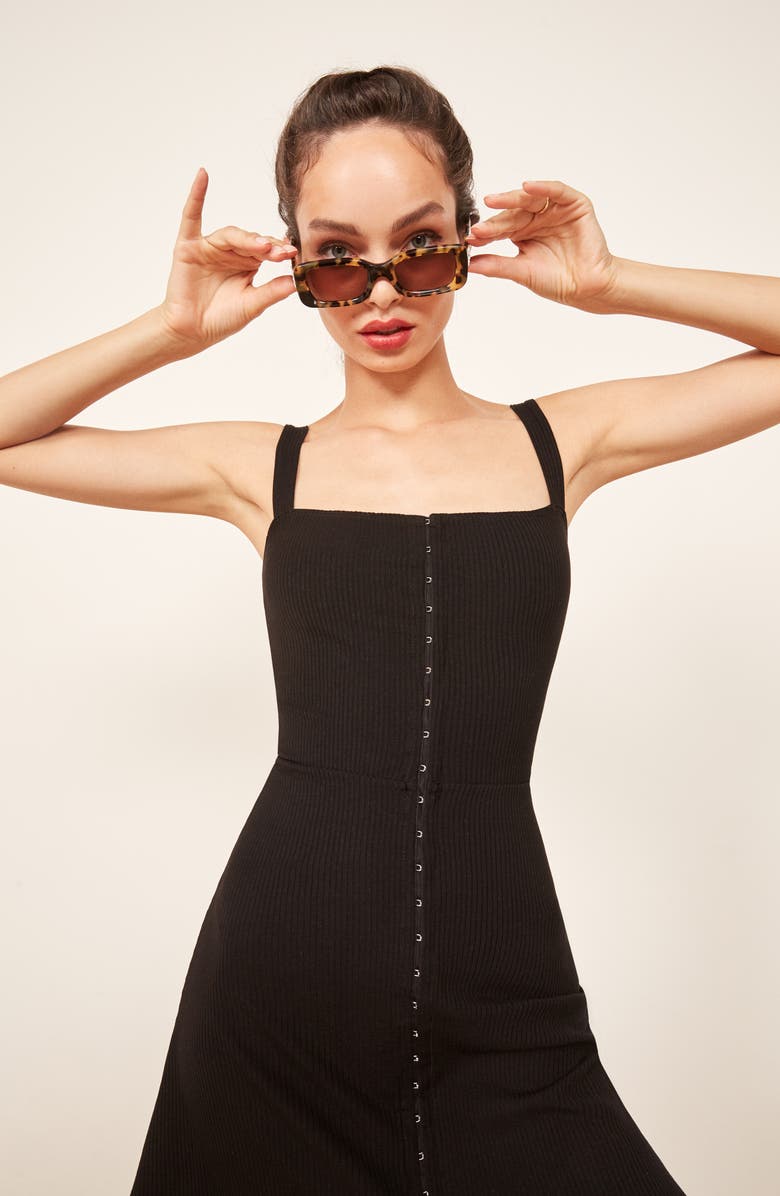 Reformation Nellie Ribbed Minidress, Alternate, color,