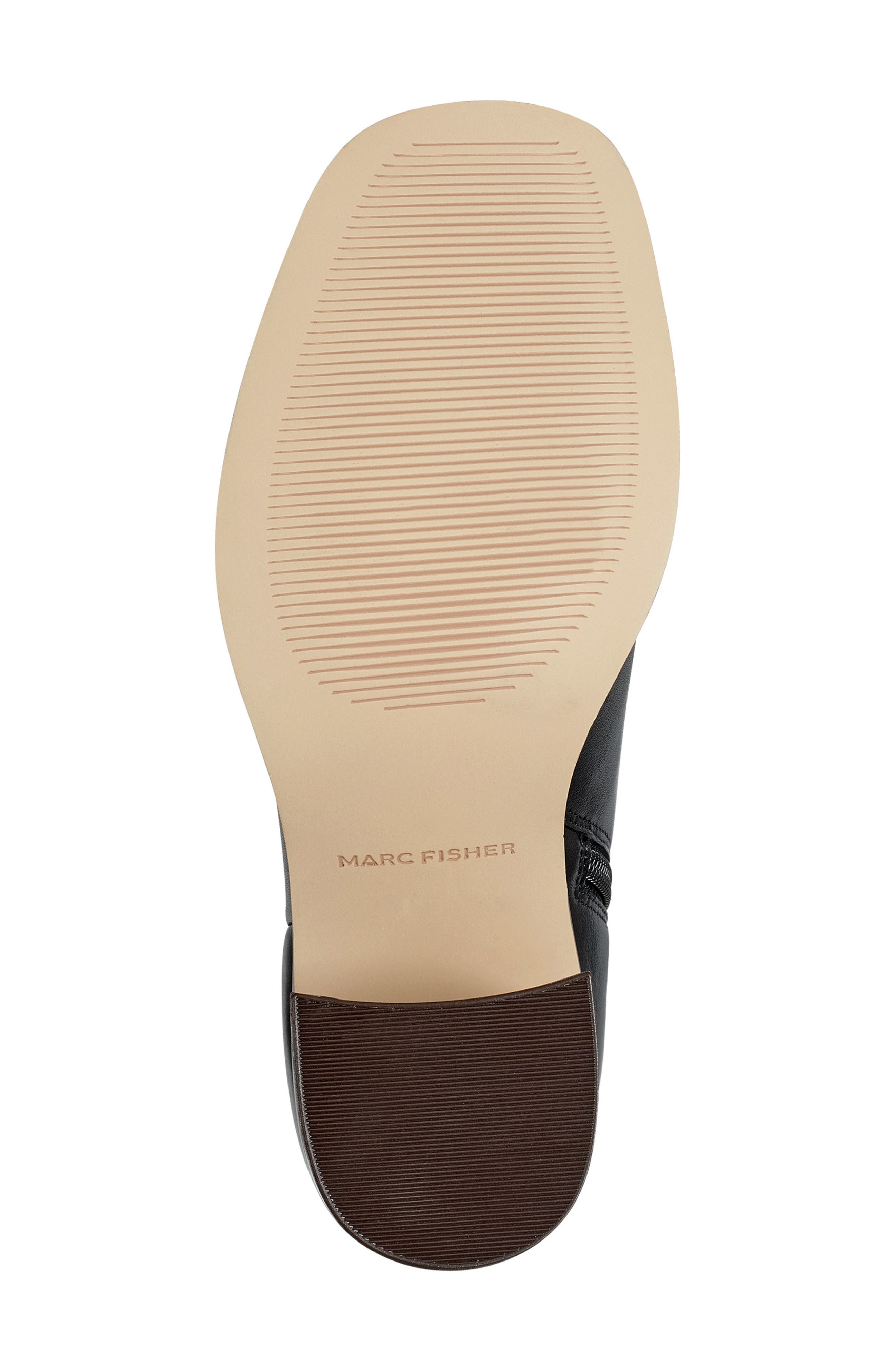 Marc Fisher Block Heel Bootie, Alternate, color, Black