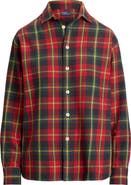 Polo Ralph Lauren Plaid Relaxed Fit Cotton Button-Up Shirt