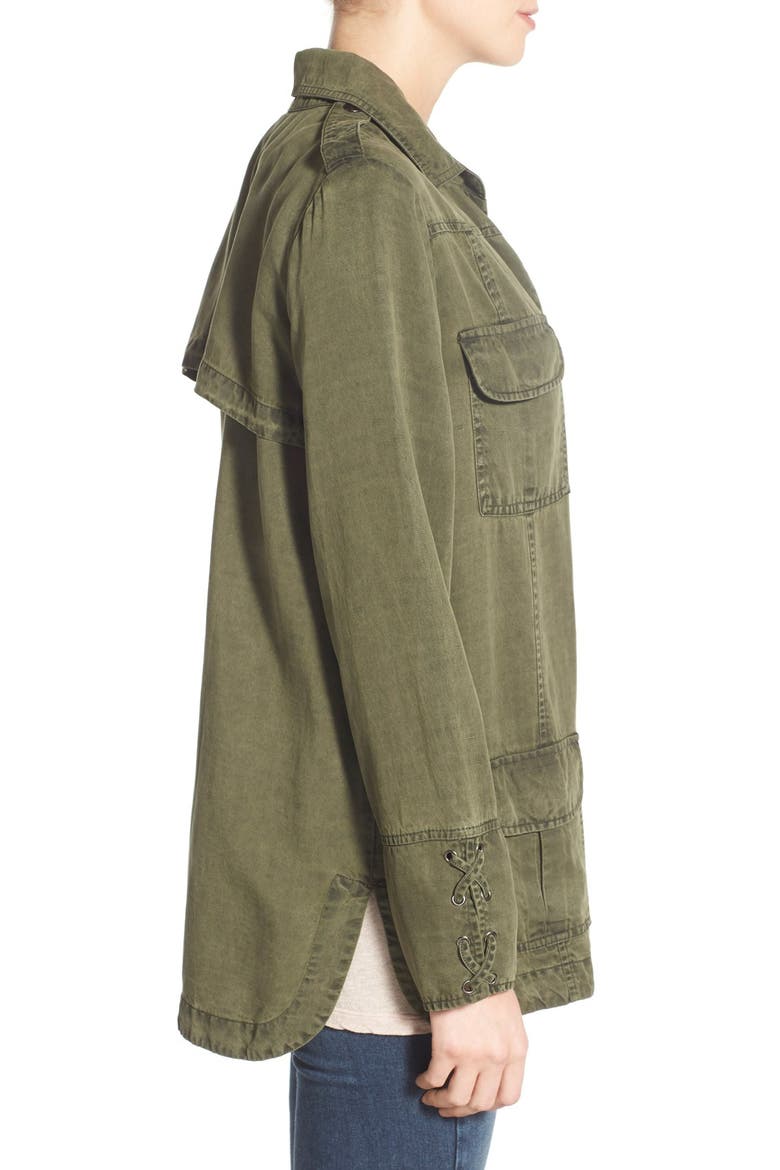 Shirt Jacket, Alternate, color, ARMY