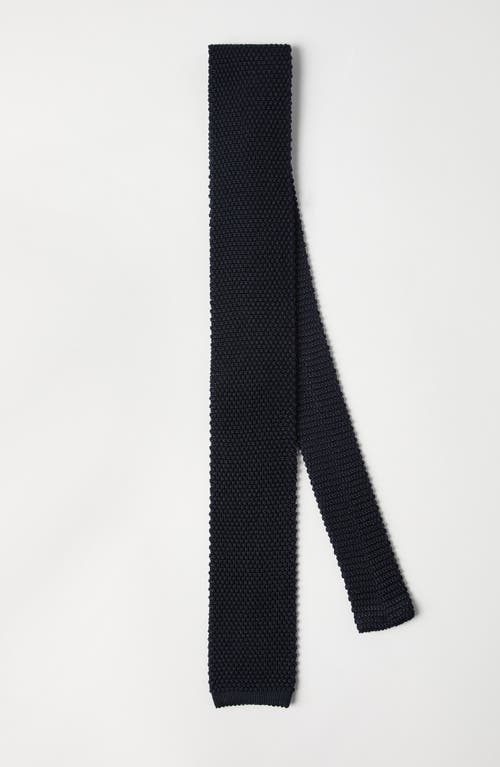 Brunello Cucinelli Knit Necktie In Black