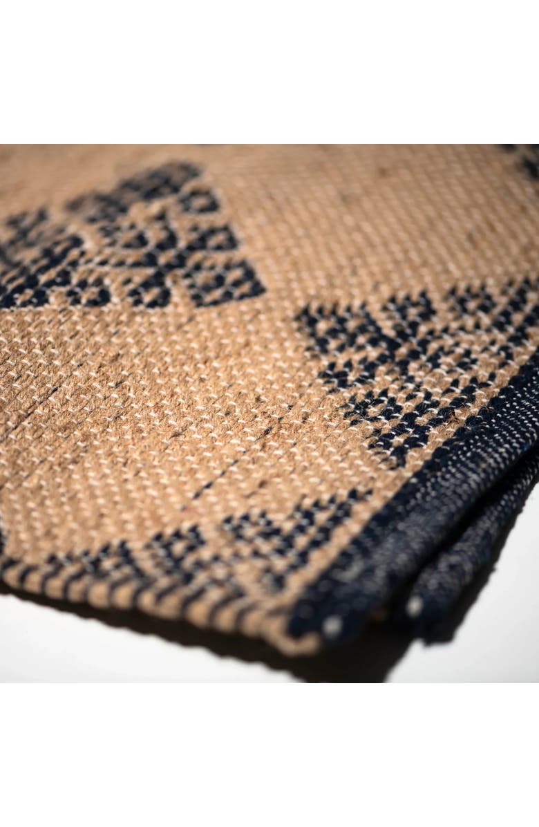 PUEBCO Tile Patterned Jute Mat, Alternate, color, Mykonos