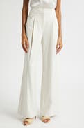 Veronica Beard Rimini Wide Leg Pinstripe Pants