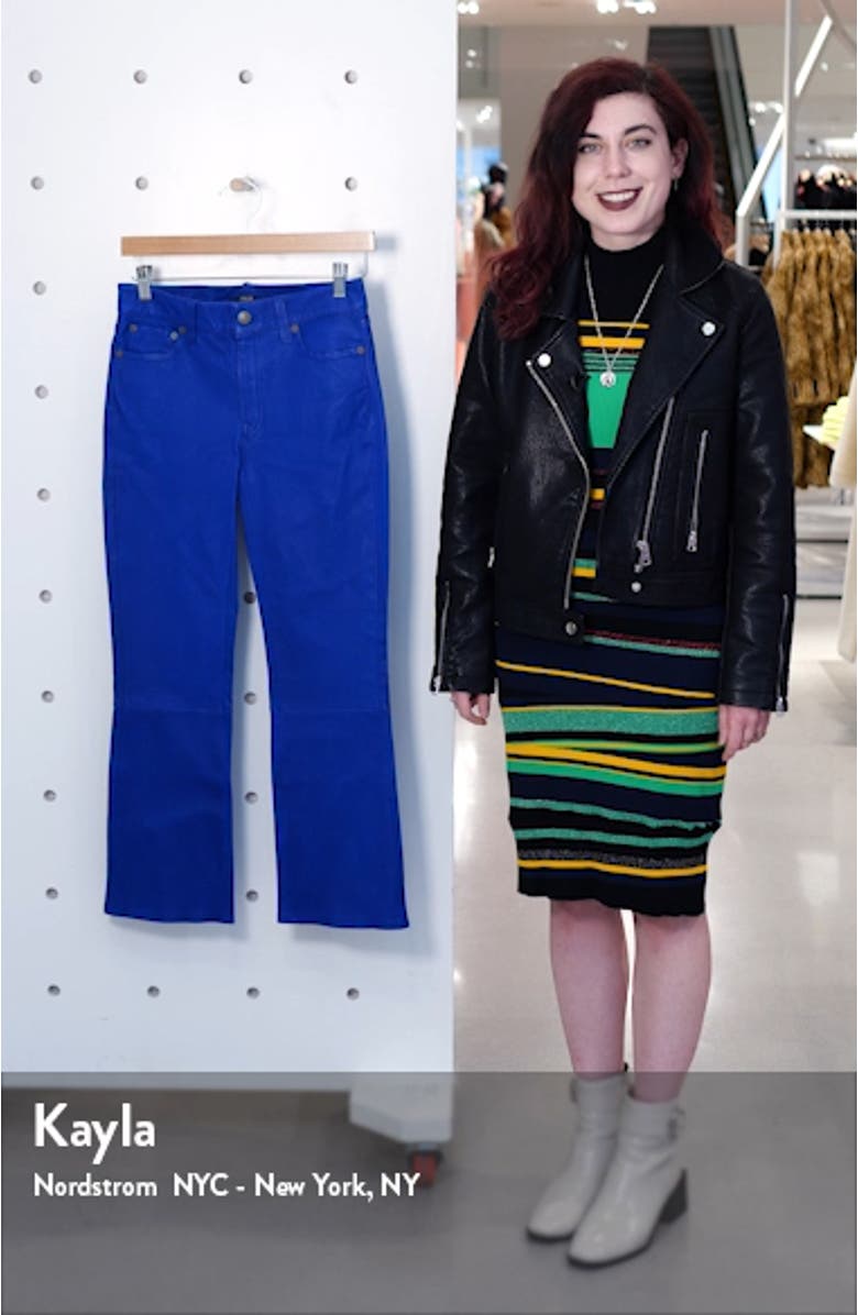 Leather Crop Pants, sales video thumbnail