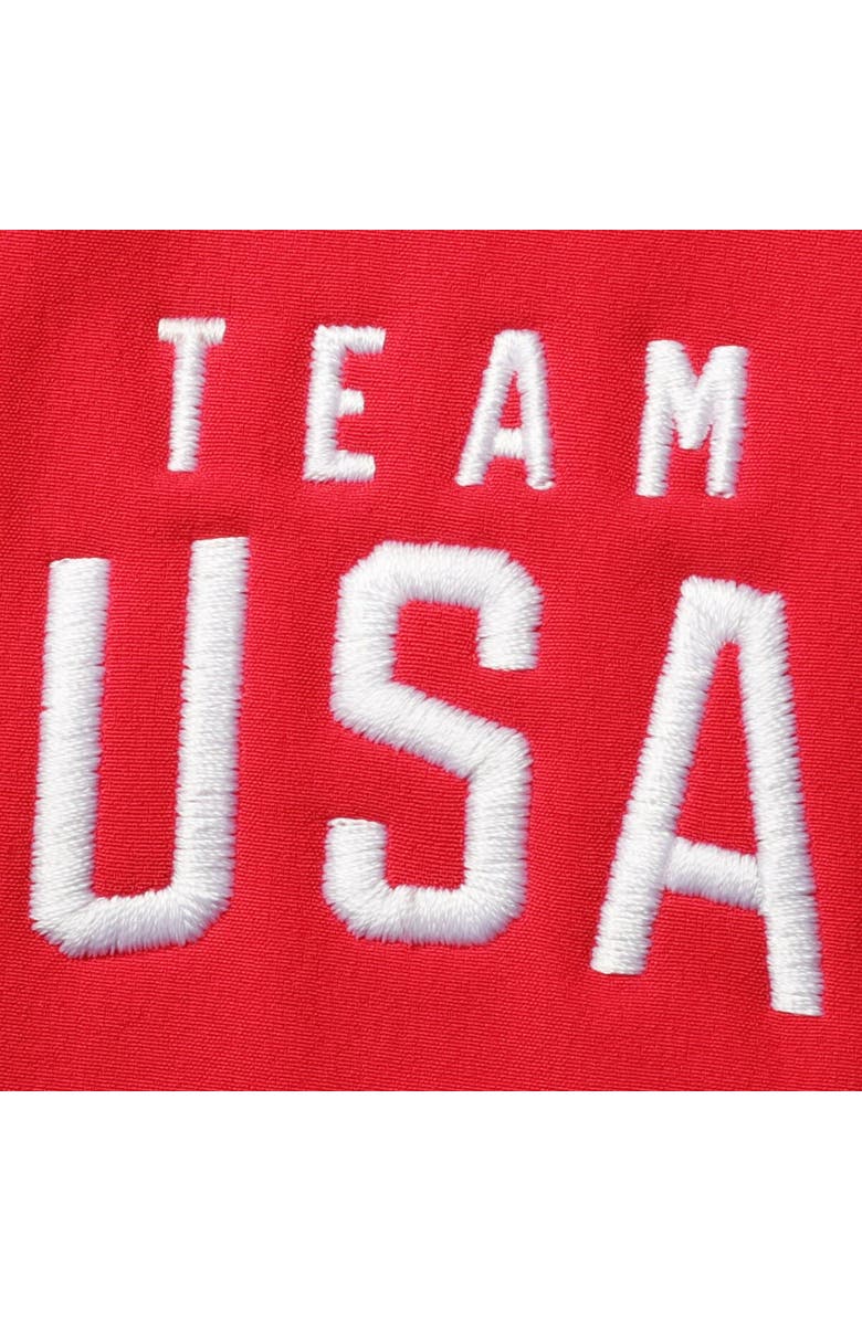 Nike Men's Nike Red Team USA Half-Zip Performance Jacket, Alternate, color, Red