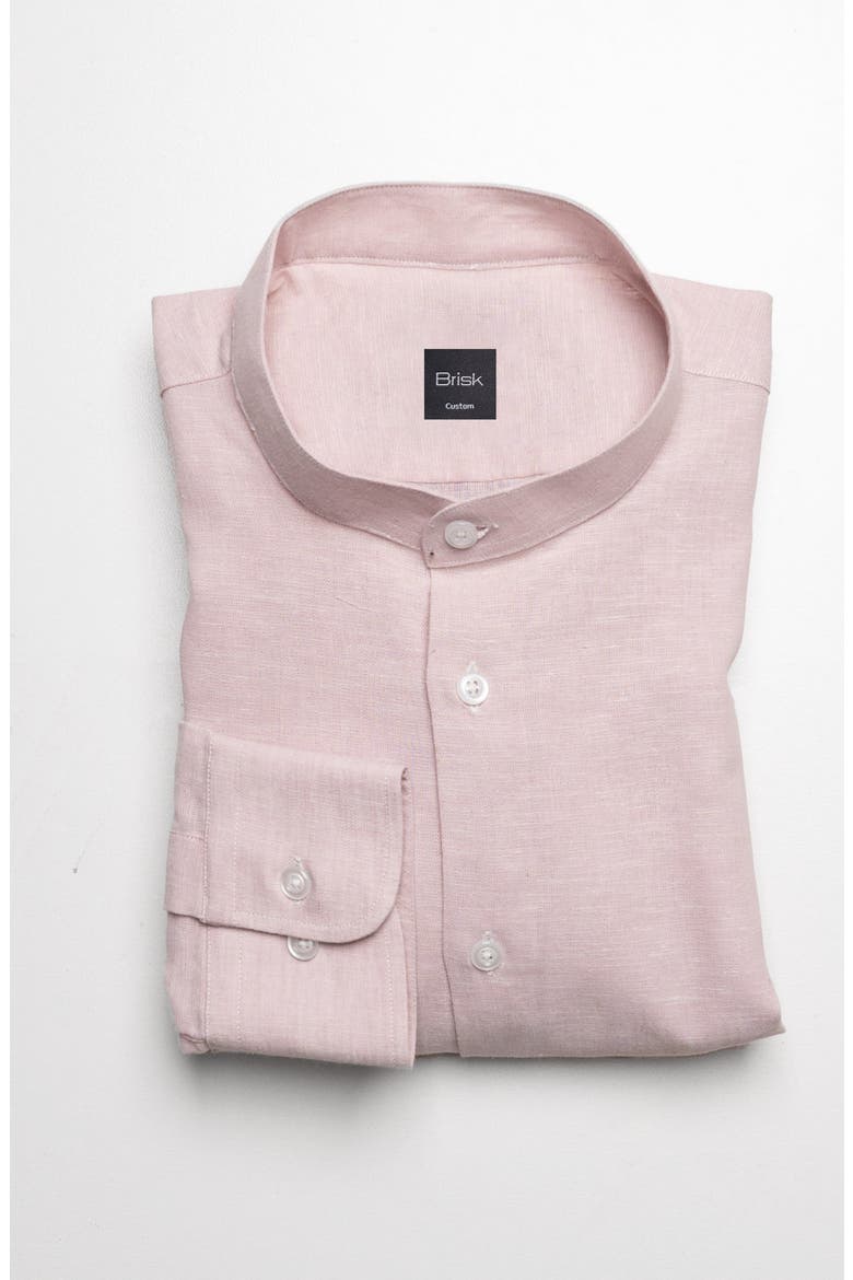 Cotton Linen Shirt, Main, color, Light Pink