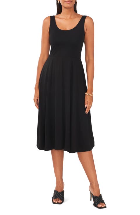 Fit & Flare Tank Midi Dress