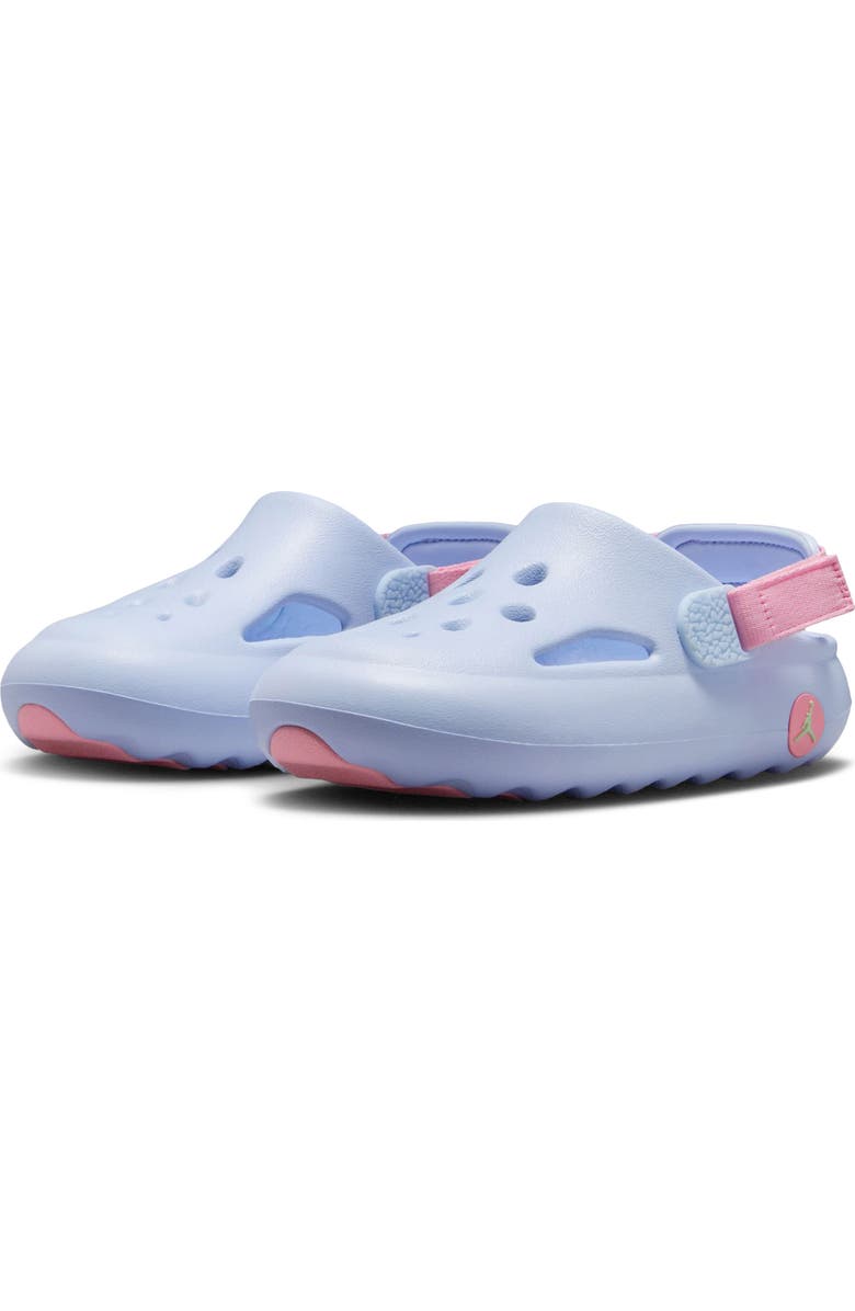 Jordan Kids' Hydrip Foam Clog, Main, color, Half Blue/ Green/ Soft Pink