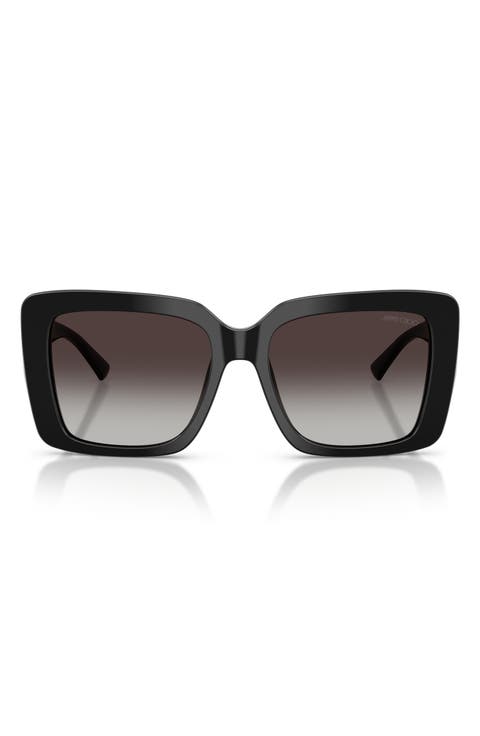 54mm Gradient Square Sunglasses