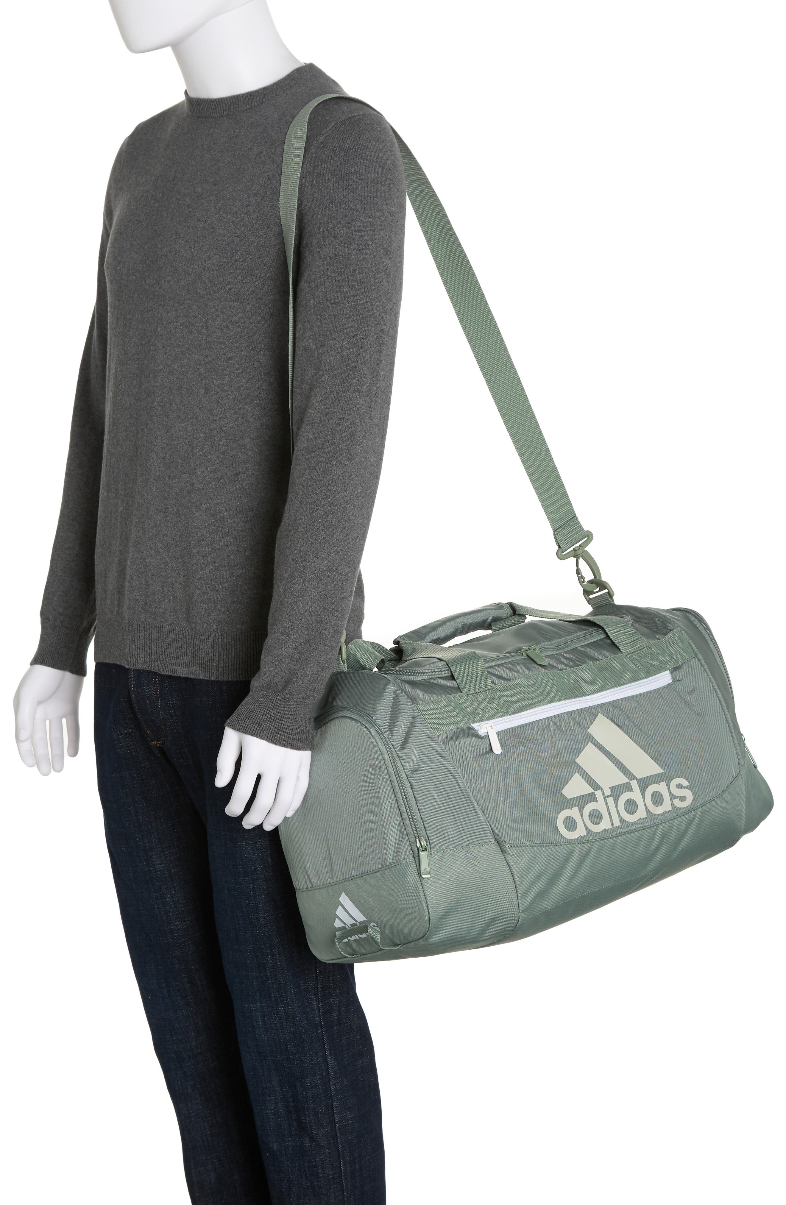 adidas Defender IV Small Duffle Bag, Alternate, color, 