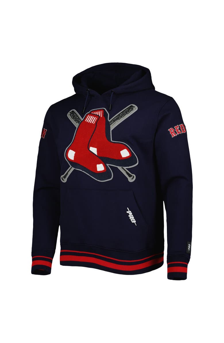 PRO STANDARD Men's Pro Standard Navy Boston Red Sox Mash Up Logo Pullover Hoodie, Alternate, color, 