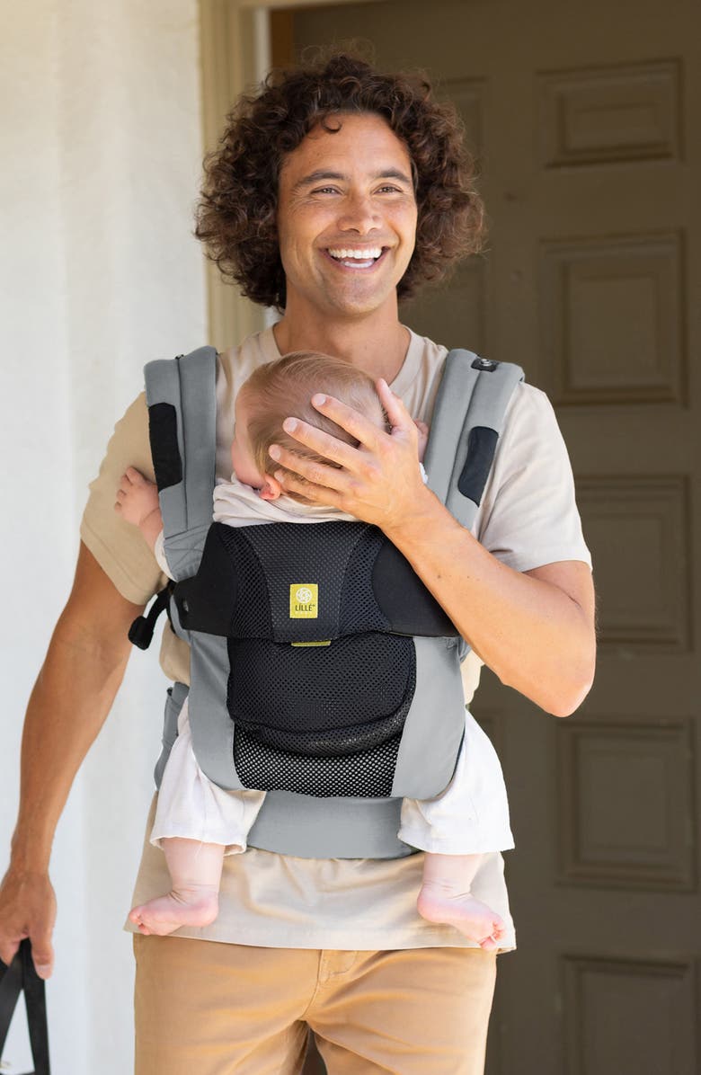 LÍLLÉbaby Complete Airflow Baby Carrier, Alternate, color, Grey/ Black
