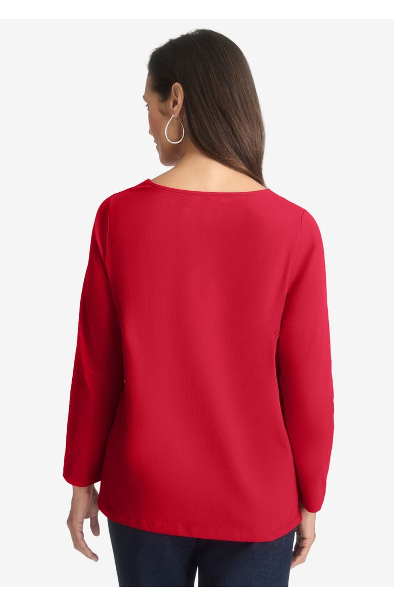 Jessica London Sparkle Bow Tee, Alternate, color, 