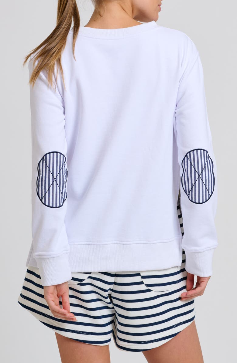 SHIRTY Zipside Nautical Anchor Sweatshirt, Alternate, color, 