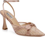 Badgley Mischka Collection Josie Ankle Strap Pointed Toe Pump
