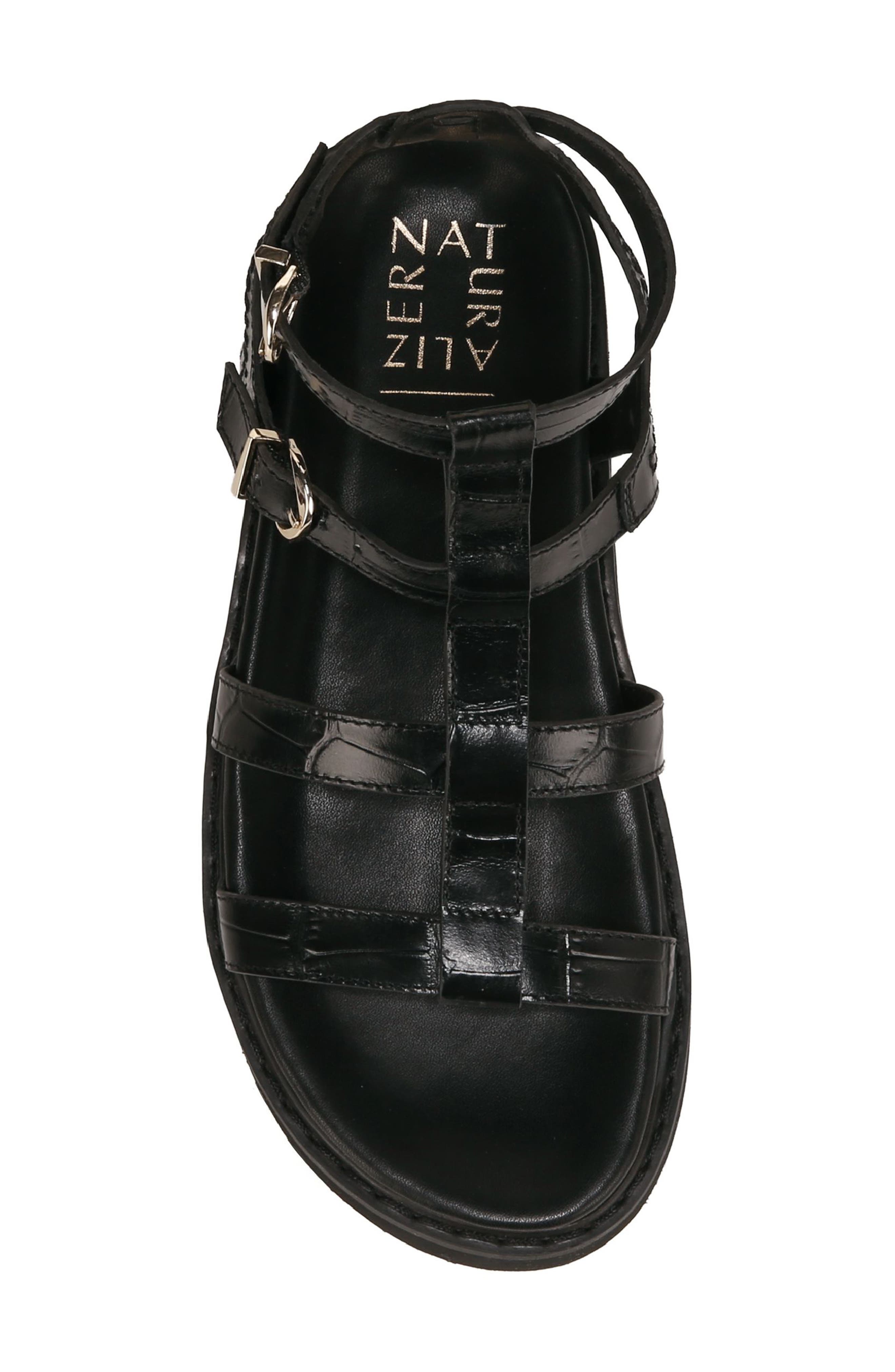 27 EDIT Naturalizer Lexie Ankle Strap Platform Sandal, Alternate, color, Black