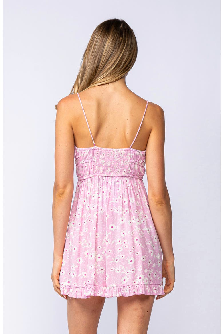 Square Neck Minidress, Alternate, color, PINK