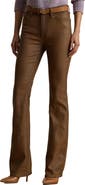 Lauren Ralph Lauren Coated High Waist Bootcut Jeans