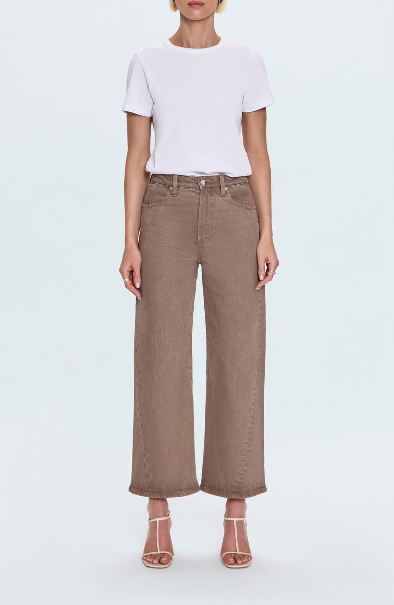 Pistola Kyra High Rise Flare Jeans, Alternate, color, Tannin